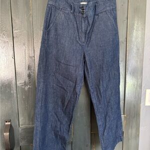 J. Crew Classic Denim cropped Blue Jeans sz 29